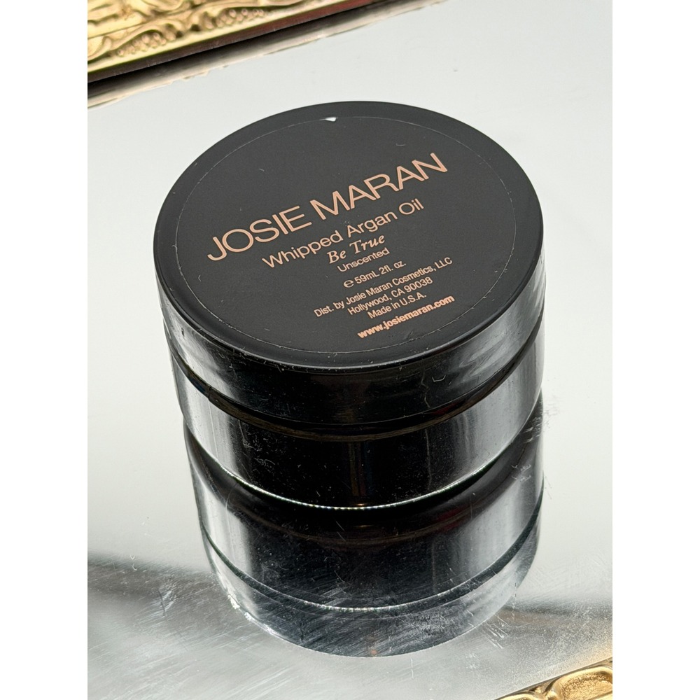 Josie Maran Whipped Argan Oil Body Butter Be True Unscented 2oz Sealed Jar
